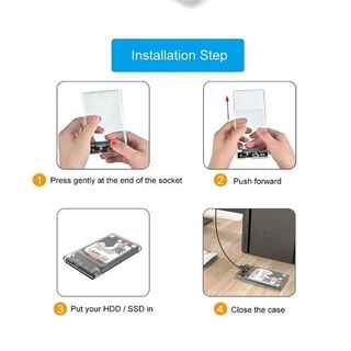 Adaptador disco duro SSD de 2,5, externo Carcasa