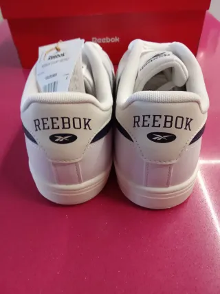 Zapatillas Reebok Hombre Blancas y Azul Nuevas