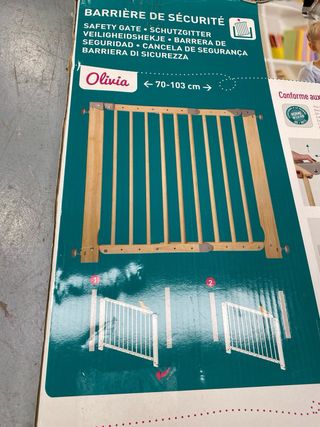 Barreira de segurança madeira Olivia