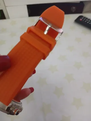 Reloj Calgary Naranja y Negro