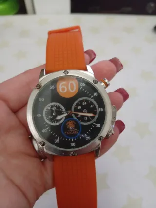 Reloj Calgary Naranja y Negro