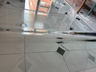 Mesa de centro cristal baja