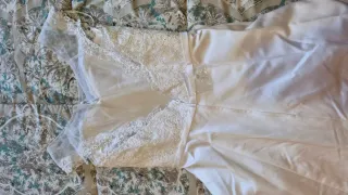 Vestido de Novia T40 Encaje y Satén