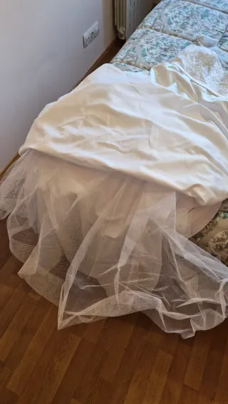 Vestido de Novia T40 Encaje y Satén