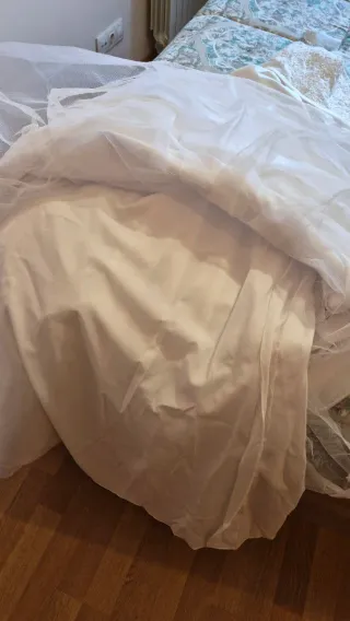 Vestido de Novia T40 Encaje y Satén