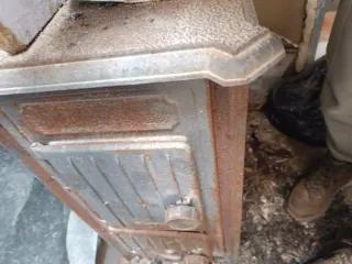 Estufa de hierro fundido