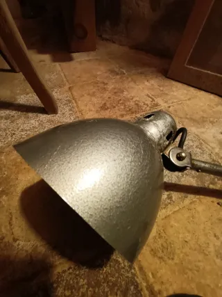 Lámpara Industrial Antigua Años 60/70