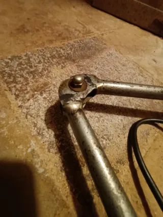 Lámpara Industrial Antigua Años 60/70