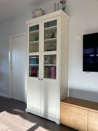 Librería - Vitrina Ikea Liatorp Blanca