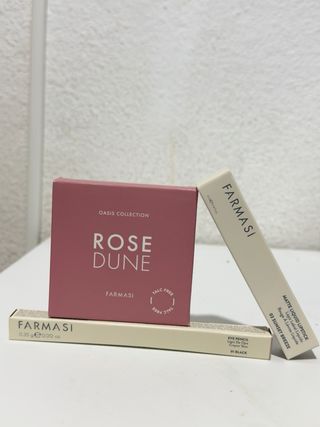 Farmasi Maquillaje: Rose Dune, Lápiz Negro