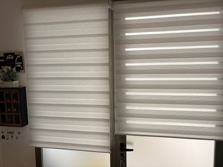 Store dia y noche Blanco Rayas 2m