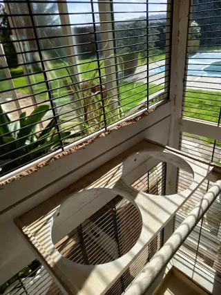 Jaula grande para pájaros