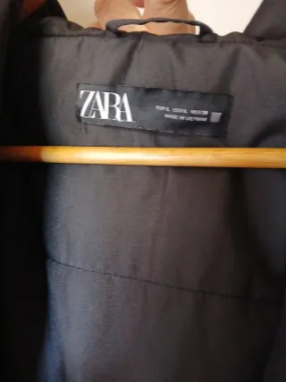 Abrigo Zara Negro Talla M