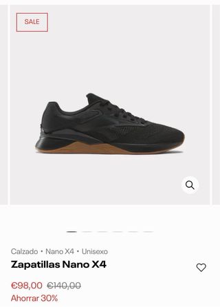 Reebok Nano 4 Zapatillas Deportivas