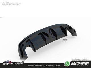 DIFUSOR TRASERO ALFA ROMEO GIULIETTA 2010-2020 NEGRO MATE