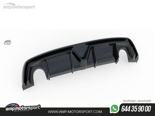 DIFUSOR TRASERO ALFA ROMEO GIULIETTA 2010-2020 NEGRO MATE