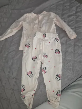 Pijama Minnie Mouse bebé