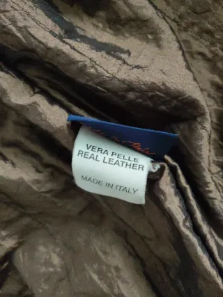 Chaqueta de piel marrón mujer Talla 48. Vintage.