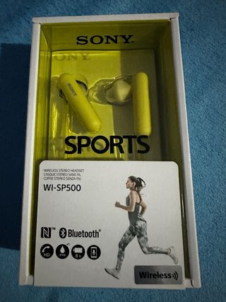 Auriculares Sony WI-SP500 Amarillos