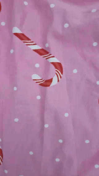 Pijama Navideño Candy Cane Talla XS