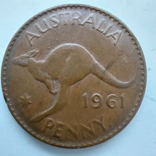 1 Penny Australia 1961 Elizabeth II