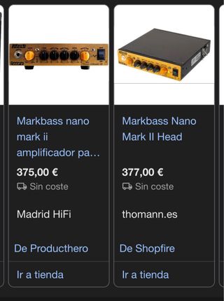 Preamplificador Bajo Nano Markbass II