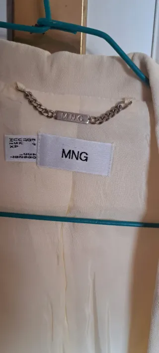 Traje pantalon MNG Beige Mujer