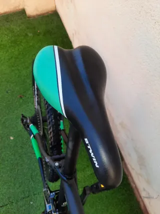 Bicicleta BTWIN Rockrider Negra/Verde