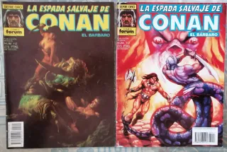 Lote de 5 cómics de La Espada Salvaje de Conan.