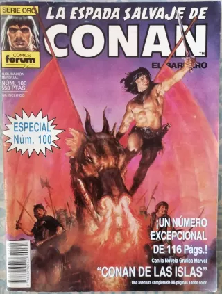 Lote de 5 cómics de La Espada Salvaje de Conan.