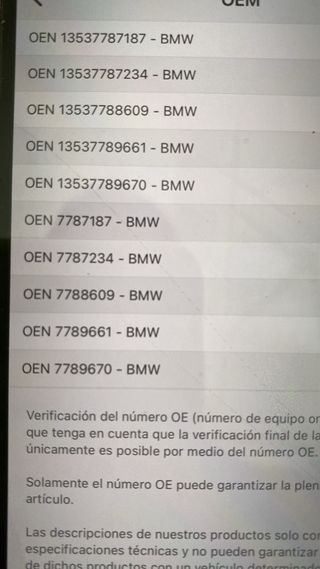 2 Inyectores diésel BMW e46 204D4 150cv