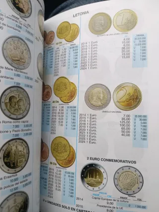 Monedas y Billetes España y Unión Europea 2025