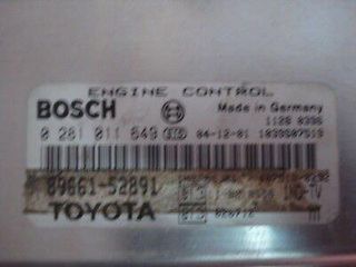 Centralita  TOYOTA 0281011649 89661-52891 8966152891 896605C011 89660-5C011