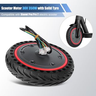 Amitor Scooter Motor con Ruedas Macizas 8,5 Pulgad