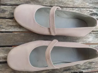 Zapatos niña ceremonia LasoKids rosa empolvado.