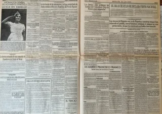 Periódico Heraldo de Aragón 1/4/1939