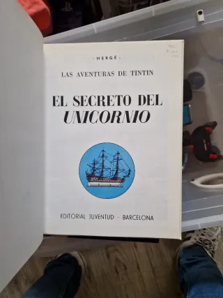 Comic tintin el secreto del unicornio y el templo
