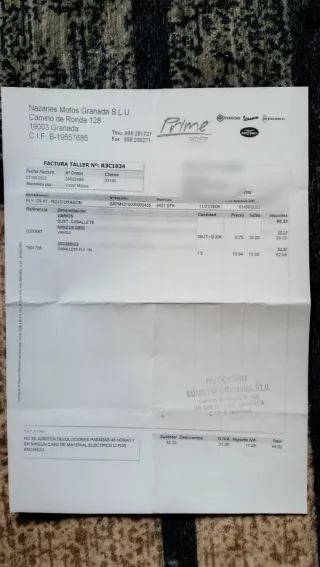 Piaggio Fly 125 Roja.