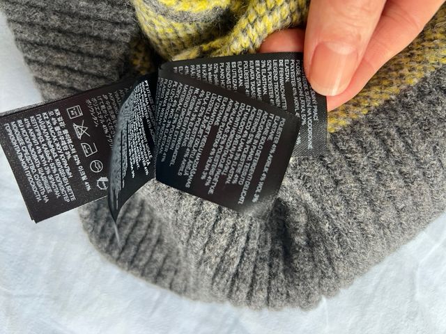 Jersey de cuello alto con rombos