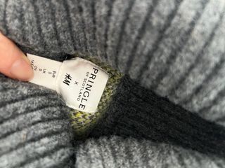 Jersey de cuello alto con rombos