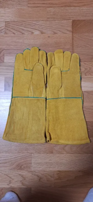 Guantes de cuero para soldar Weldy