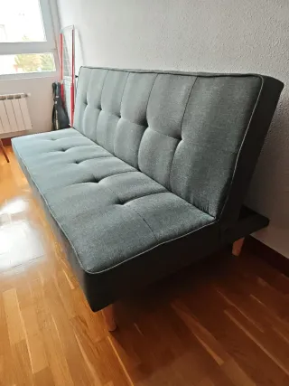 Sofá cama Ikea 3 plazas gris