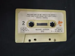 Casete Michael Jackson Bad