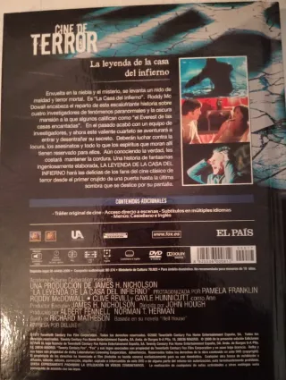 DVD La Leyenda del terror:3 películas