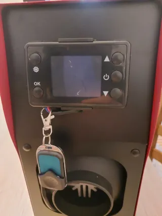 Riscaldatore Diesel Rosso e Blu