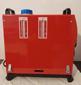 Riscaldatore Diesel Rosso e Blu