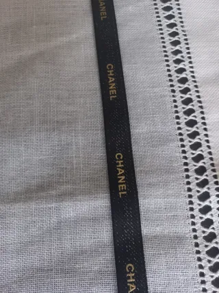 Nastro velluto Chanel nero oro