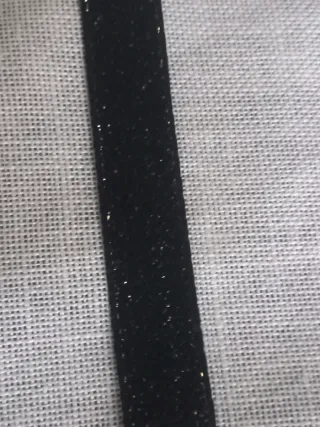 Nastro velluto Chanel nero oro