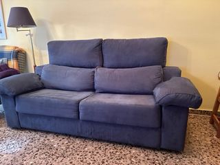 Sofá Cama Sistema Italiano Azul