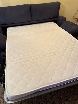 Sofá Cama Sistema Italiano Azul